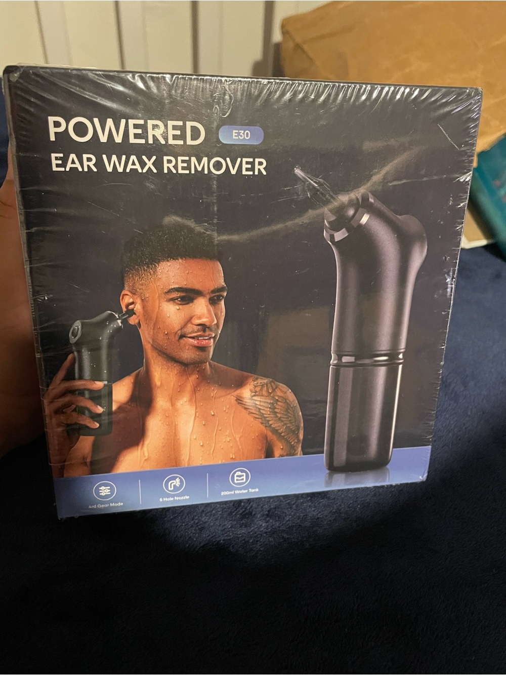 Powered E30 Ear Wax Remover - Black